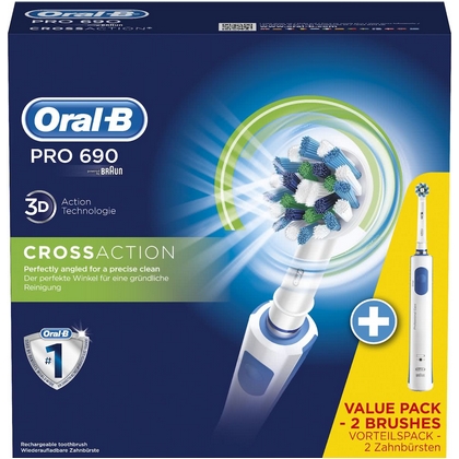 Oral-B Elektrische Tandenborstel - Pro 690 Cross Action ...