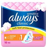 Always Maandverband Classic Sensitive Normal 10 stuks 4015400259367