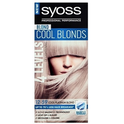 communicatie knal strak Syoss Haarverf - nr. 12-59 Cool Platinum Blond - Cosmeticapartijen.nl