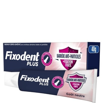 Fixodent Kleefpasta Plus Anti Voedselresten 40 gr. 8006540331279