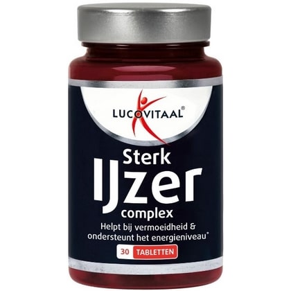 Lucovitaal IJzer Sterk Complex – 60 tabletten 8713713042411