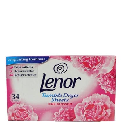 Lenor Droogtrommeldoekjes – Pink Blossom 34 doekjes 8001841866000