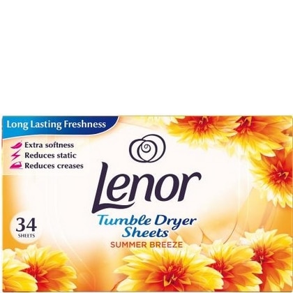 Lenor Droogtrommeldoekjes – Summer Breeze 34 doekjes 5413149849730