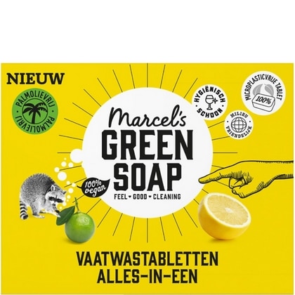Marcel’s Green Soap Vaatwastabletten – All-In-One 25 stuks 8720254337661