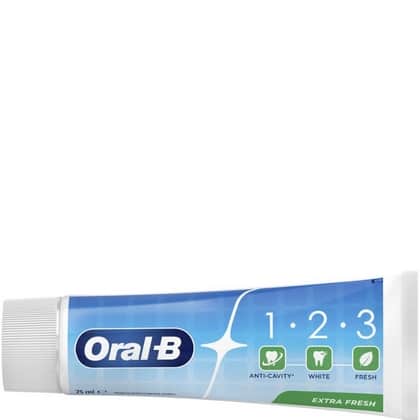 Oral-B Tandpasta – 1-2-3 Frisse Mint 75 ml. 8006540948200