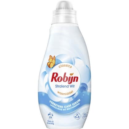 Robijn Wasmiddel – K&K Stralend Wit 665 ml