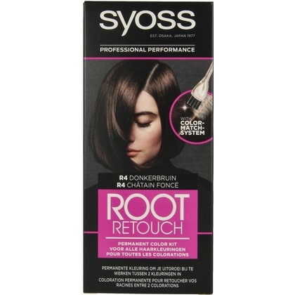 Syoss Haarverf Rootset – R4 Dark Brown Blond