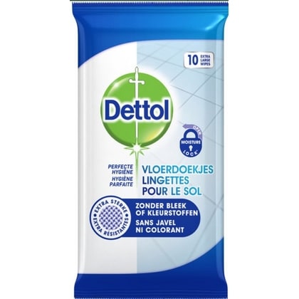 Dettol Vloerdoekjes – Cleanser 10 stuks