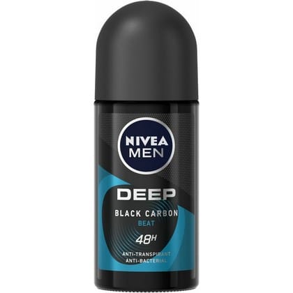 Nivea Deo Roll-on Men – Deep Black Carbon Beat 50 ml. 4005900875617