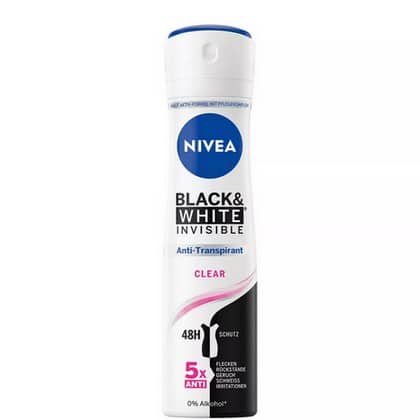 Nivea Deospray – Invisible Black & White Invisible 150 ml. 4005900843760