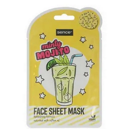 Sence Display – Printed Facial Sheet Mask 20ml Minty Mojito 24 st. 8720964894225