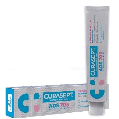 Curasept – ADS Tandpasta 705 – 0,05% chloorhexidine 75 ml. 8056746070076