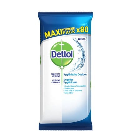 Dettol Schoonmaakdoekjes – Multi Oppervlakken 80 stuks 5410036309711