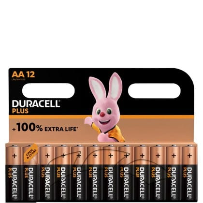 Duracell Batterij AA Plus – Per 12 Verpakt 5000394140967