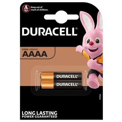 Duracell Batterij AAAA Photo – Per 2 Verpakt 5000394041660