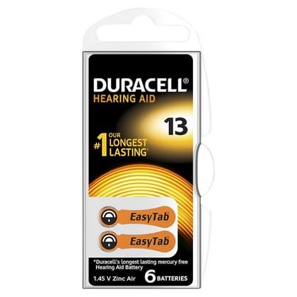 Duracell Batterij Knoopcel Hoortoestel DA16 – Per 6 Verpakt 96077566