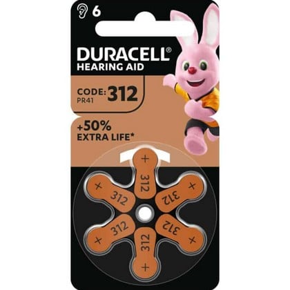 Duracell Batterij Knoopcel PR41 – Per 6 Verpakt 5000394167247