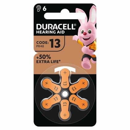 Duracell Batterij Knoopcel PR48 – Per 6 Verpakt 5000394167148