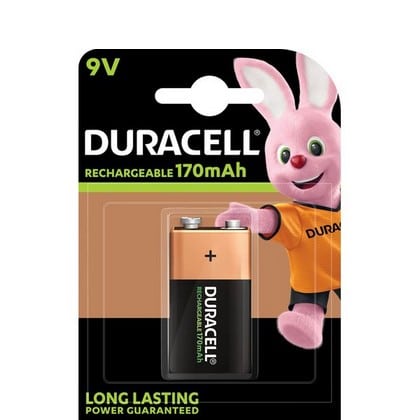 Duracell Batterij Rechargeable 9V 6HR61 – Per 1 Verpakt 5000394056008