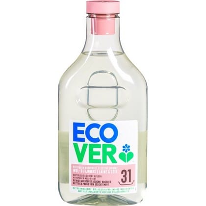 Ecover Vloeibaar Wasmiddel – Wol & Fijnwas Waterlelie & Groene Meloen 1430 ml 5412533424645