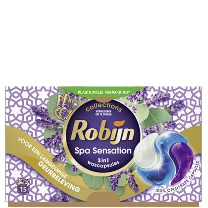 Robijn Wasmiddel Capsules – 3-in-1 Spa Sensation 15 caps 8720181405945