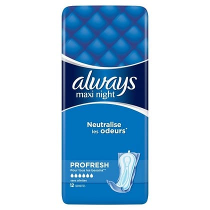 Always Maandverband – Maxi Night 12 stuk 8001090761187