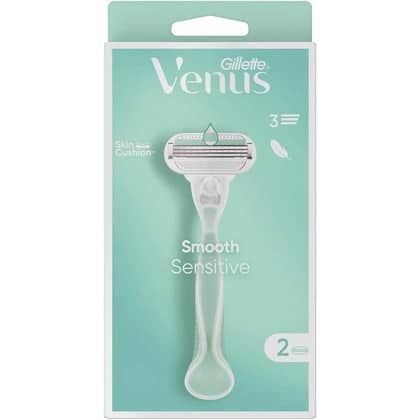 Gillette Houder Venus Extra Smooth + 2 mesjes 8001090585820