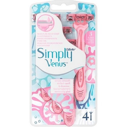 Gillette Wegwerpmesjes Women – Simply Venus 3 6 st 7702018465552