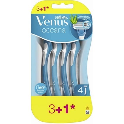 Gillette Wegwerpmesjes Women – Venus Ocean 3 4 st. 7702018070657