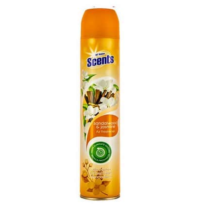 At Home Scents Luchtverfrisser Spray – Sandalwood Jasmine 400 ml.